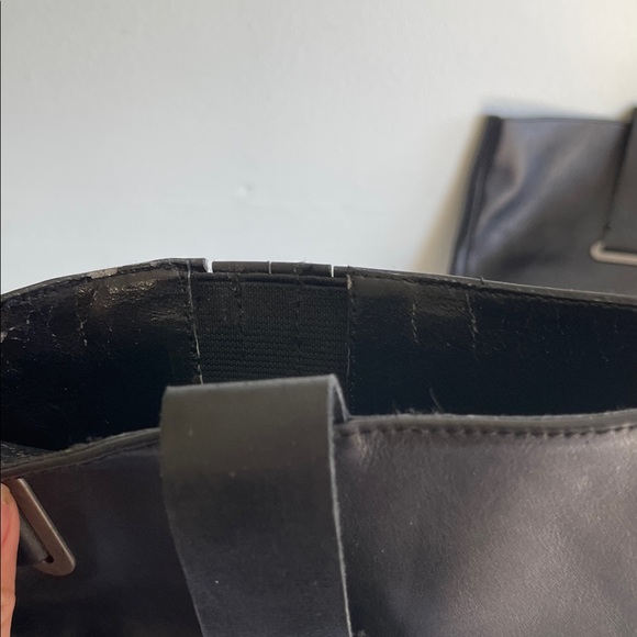 Arturo Chiang Black Buckle Heeled Boots - Picture 9 of 9